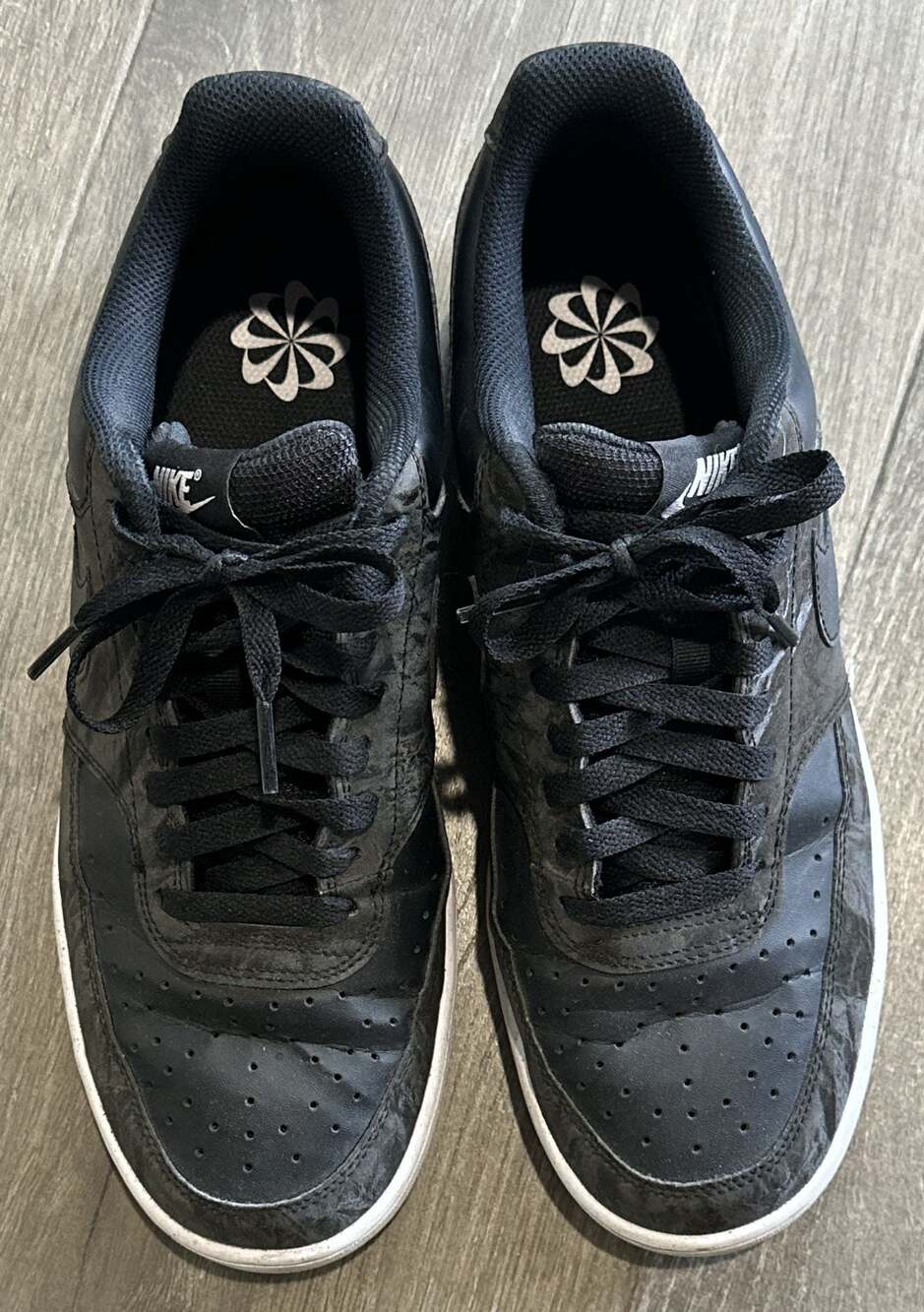 Nike Court Vision Low Sneakers Black White